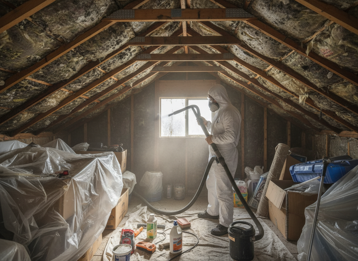 Attic Mold Remediation in Capistrano Beach, CA