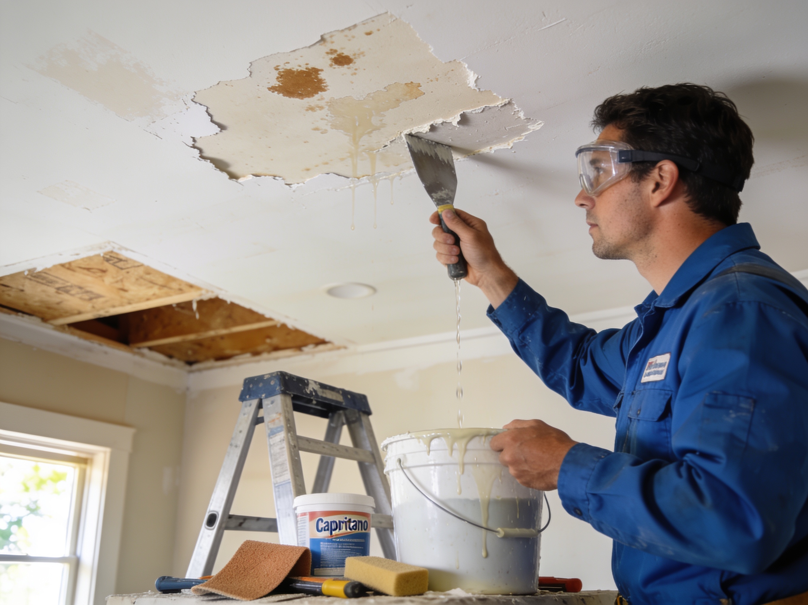 Ceiling Water Damage Repair in Capistrano Beach, CA